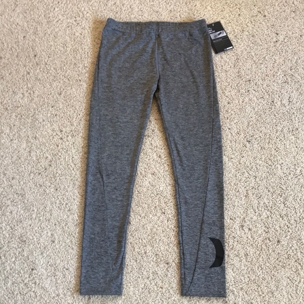 Hurley Nike Dri-Fit Black & Gray Leggings!